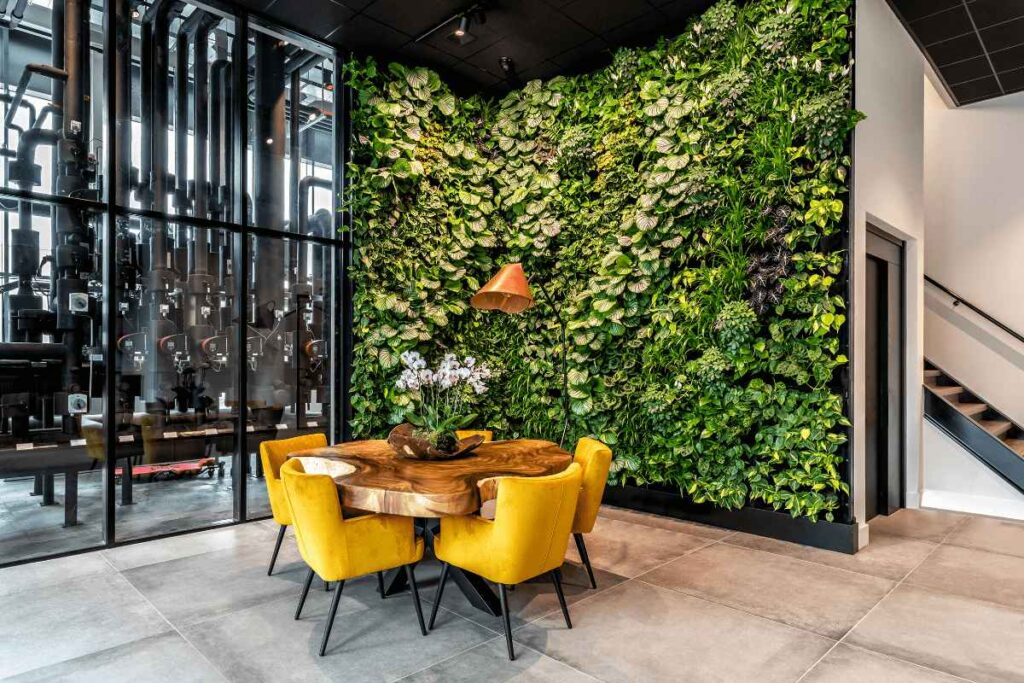 Groene Inkomhal Groene ontvangsthal in woning - Vertical Gardens